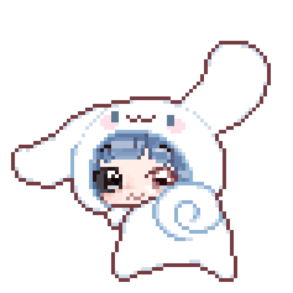 soyuu in a cinnamoroll outfit dancing